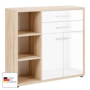 Aktenschrank Set Plus I Farbe - Weiß / Eiche Dekor