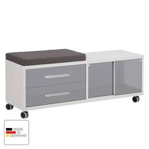 Caisson bureau Set Plus I Gris / Gris platine