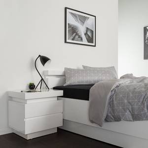 Comodino Emblaze Bianco - Materiale a base lignea - 50 x 49 x 40 cm