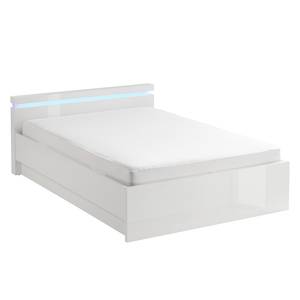 Struttura letto Emblaze Bianco - Materiale a base lignea - 149 x 72 x 216 cm