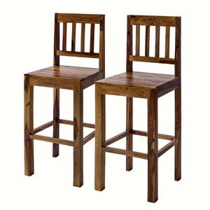 Barstoelen Andaman (set van 2) massief sheeshamhout