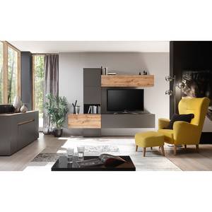 Meuble TV mural Sandkas Anthracite