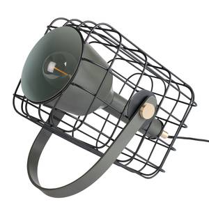 Lampe Cage I Aluminium / Fer - 1 ampoule - Noir