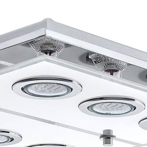 LED-Deckenleuchte Cabo II Glas / Edelstahl - 6-flammig