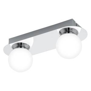 LED-Badleuchte Mosiano II Glas / Edelstahl - 2-flammig