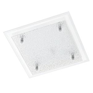 LED-Wandleuchte Priola Glas / Stahl - 1-flammig - Breite: 28 cm