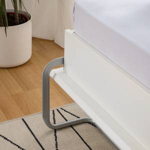 Lit escamotable KiYDOO smart Blanc - 140 x 200cm - Matelas à ressorts Bonnell