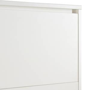 Schrankbett KiYDOO smart Weiß - 140 x 200cm - Bonellfederkernmatratze