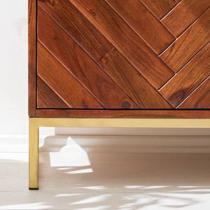 Credenza LOGA Acacia Massello / Ferro - Acacia Marrone