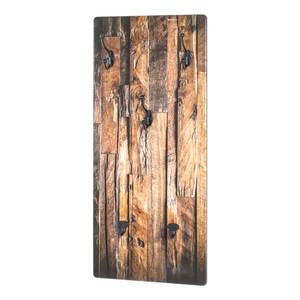 Porte-manteaux mural Gudme Marron / Noir