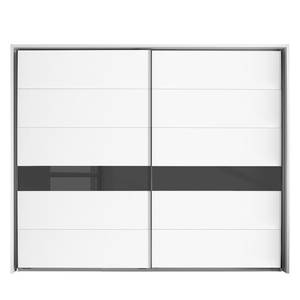 Schwebetürenschrank Mecheln Weiß - Holzwerkstoff - 270 x 225 x 60 cm