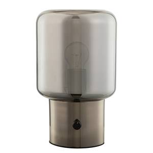 Tafellamp Tyl II glas/ijzer - 1 lichtbron - Zilver - Breedte: 18 cm