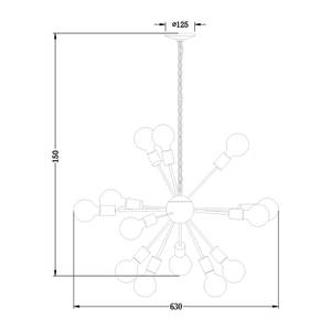 Lampadaire Nuuk Fer - 1 ampoule