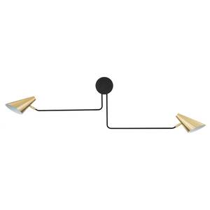 Wandlamp Viby ijzer - 2 lichtbronnen