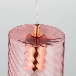Suspension Lisb Verre / Fer - 1 ampoule