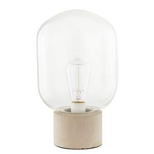Tafellamp Kokke plexiglas/beton - 1 lichtbron