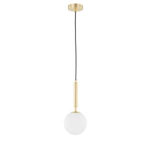 Hanglamp Lysa III glas/ijzer - 1 lichtbron