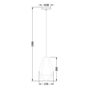 Suspension Anholt I Fer - 1 ampoule - Noir