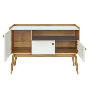 Dressoir Farsta Wit pijnboomhout/eikenhout