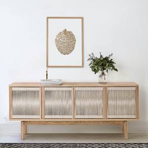 Sideboard Lilla Hanfseil / Esche teilmassiv - Esche