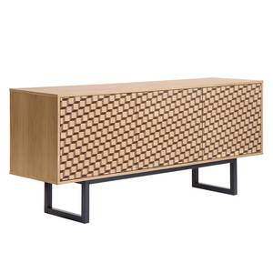 Sideboard Camden III Eiche / Schwarz