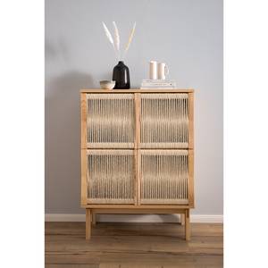 Highboard Lilla Hanfseil / Esche teilmassiv - Esche