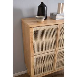 Highboard Lilla Hanfseil / Esche teilmassiv - Esche