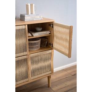 Highboard Lilla Henneptouw/massief essenhout - essenhout