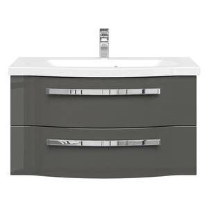 Meuble avec vasque 4005 I Gris brillant