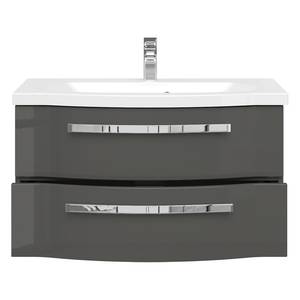 Meuble avec vasque 4005 I Gris brillant