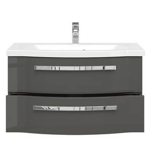 Meuble avec vasque 4005 I Gris brillant