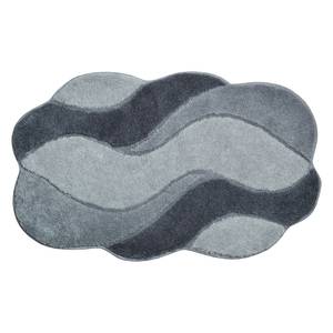 Tapis de bain Carmen Tissu - Gris - 60 x 100 cm