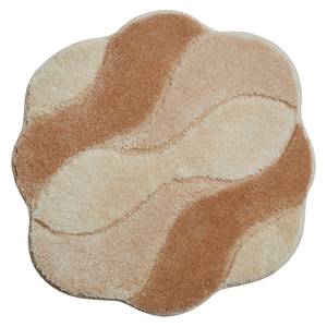 Tapis de bain Carmen Tissu - Beige - 60 x 60 cm