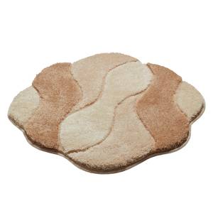 Tapis de bain Carmen Tissu - Beige - 60 x 60 cm