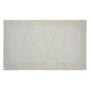 Tapis de bain Luxor Tissu - Nickelé - 70 x 120 cm