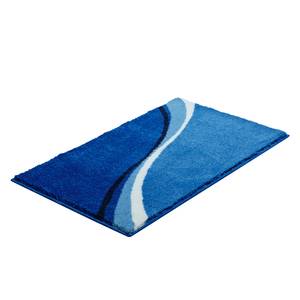 Tapis de bain Luca Tissu - Bleu - 70 x 120 cm