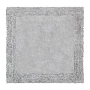 Badmat Luxor geweven stof - Heldergrijs - 60 x 60 cm