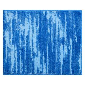 Badematte Fancy Webstoff - Blau - 50 x 60 cm