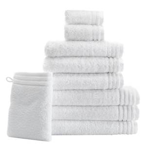 Serviette de toilette Memory Tissu - Blanc - 30 x 50 cm