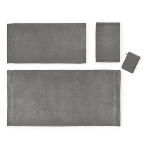 Serviette de toilette Memory Tissu - Anthracite - 30 x 50 cm