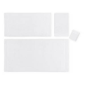 Handtuch Memory Webstoff - Weiß - 70 x 140 cm