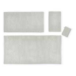 Handdoek Memory geweven stof - Heldergrijs - 70 x 140 cm