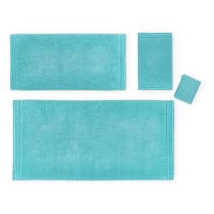 Handdoek Memory geweven stof - Turquoise - 30 x 50 cm