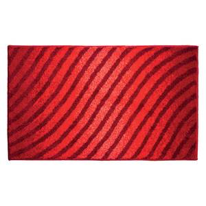 Badmat Eternity geweven stof - Warm rood - 70 x 120 cm