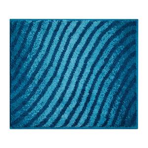 Badmat Eternity geweven stof - Turquoise - 50 x 60 cm