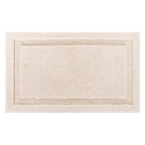 Badmat Natuur geweven stof - Beige - 70 x 120 cm