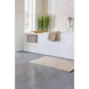 Tapis de bain Marla Tissu - Beige - 60 x 90 cm