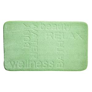 Tapis de bain Feeling Tissu - Vert pâle - 60 x 100 cm