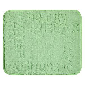 Tapis de bain Feeling Tissu - Vert pâle - 50 x 60 cm