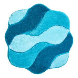 Badmat Carmen geweven stof - Aquablauw - 60 x 60 cm